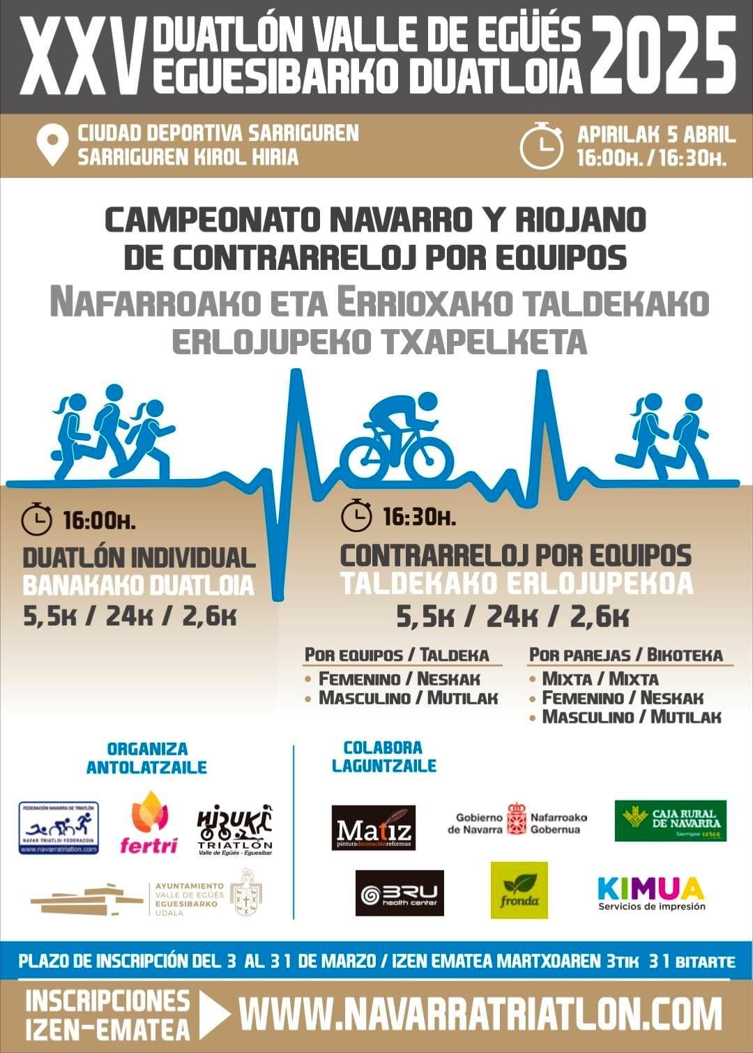 Du Crontrareloj Equipos Eg&uuml;es CTO NAVARRO Y RIOJANO